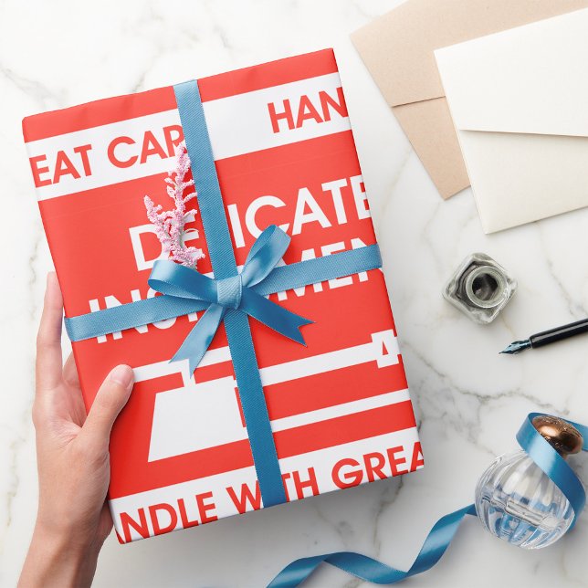 Delicate Instruments Sign Wrapping Paper (Creator Uploaded)