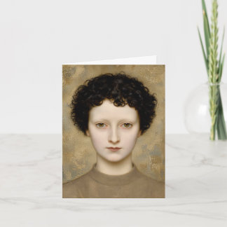 Delicate Intelligence – A Fine Art Portrait Holiday Card