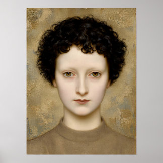 Delicate Intelligence – A Fine Art Portrait Poster