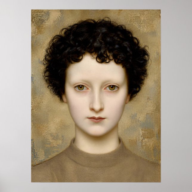 Delicate Intelligence – A Fine Art Portrait Poster (Front)