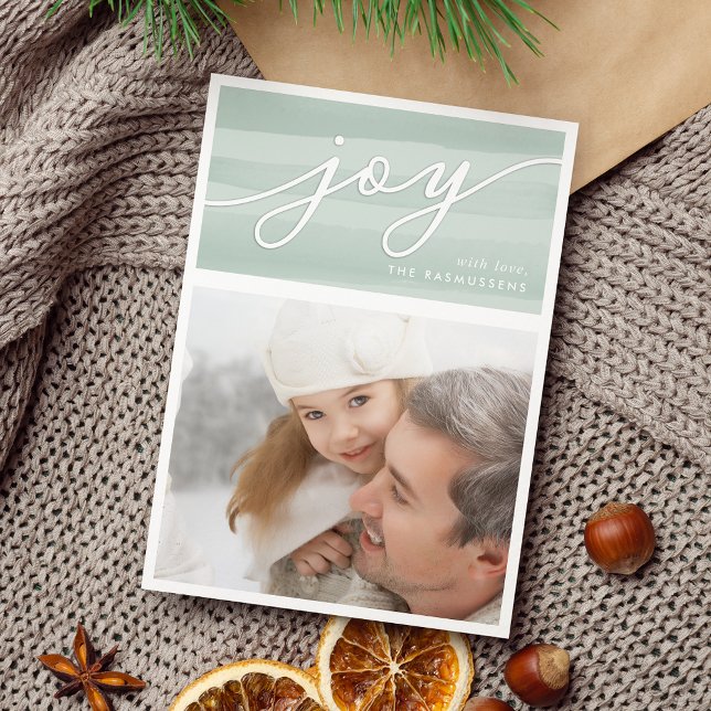 Delicate Joy | Holiday Photo Card (Creator Uploaded)