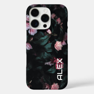 Delicate Light Pink Flowers on Rich Green Foliage iPhone 16 Pro Case