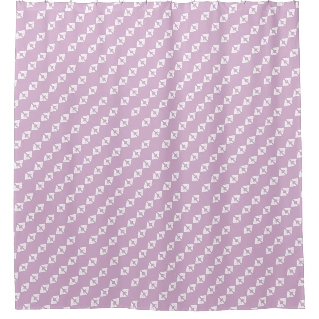 Delicate Lilac Shower Curtain (Front)