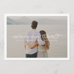 Delicate Love Save the Date Wedding Overlay