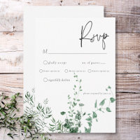 Delicate Modern Tropical Rainforest Foliage Dinner