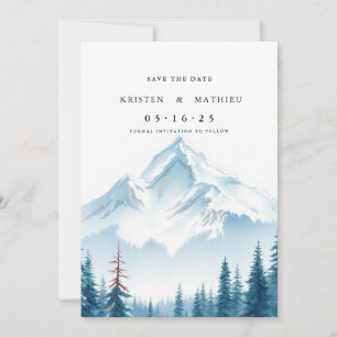 Delicate Mountain Save The Date