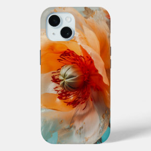 Delicate Orange Flower  iPhone 15 Case