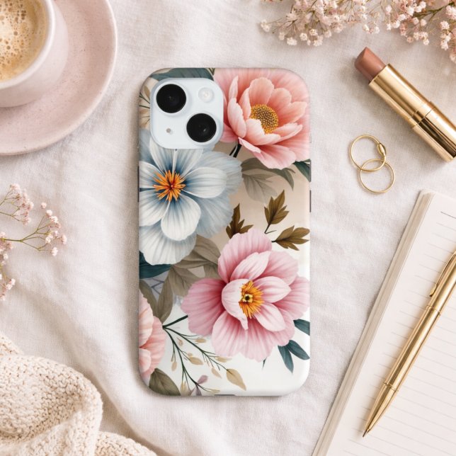 Delicate Pastel Floral  Case-Mate iPhone Case (Creator Uploaded)