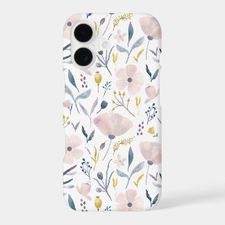 Delicate Pastel Pretty Pink Blue Flower Feminine