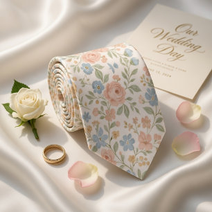  Delicate Pastel Spring  Tie