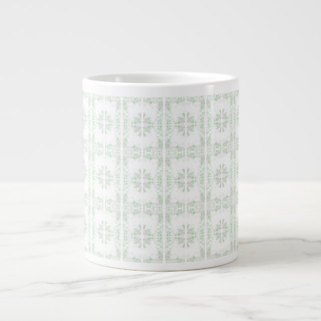 Delicate Pattern Large Coffee Mug (Front)