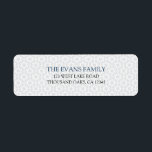 Delicate Patterned Mitzvah Return Address Label<br><div class="desc">Delicate Patterned Bar/Bat Mitzvah Return Address Label. See all rest of the matching pieces in this collection. Write to me at mailme@mistyqe.com for quotes on other matching pieces or customisation requests.</div>