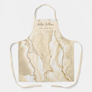 delicate peach agate beauty professional apron