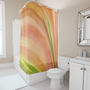 Delicate Peach Shower Curtain