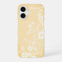 Delicate Peach & White Flowers