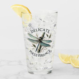 Delicate Perseverance - Artistic Dragonfly Glass