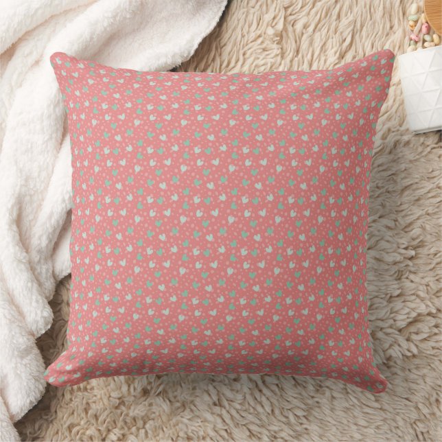 Delicate Petite Floral Ditsy Seamless Pattern Cushion (Blanket)