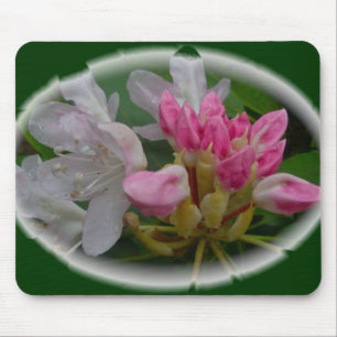Delicate Pink Azaleas Mouse Mat