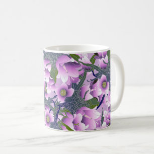 Delicate Pink Blossom Design Coffee Mug