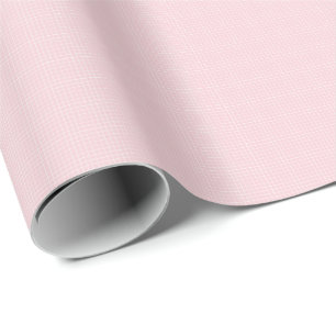 Delicate Pink Grid Pattern Wrapping Paper