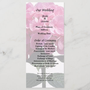 Delicate Pink Hydrangea Programme