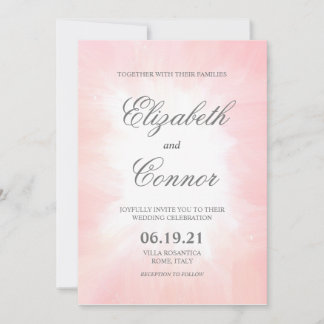 Delicate Pink Invitation