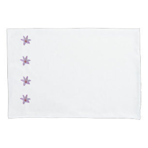 Delicate pink rain lilies pillowcase