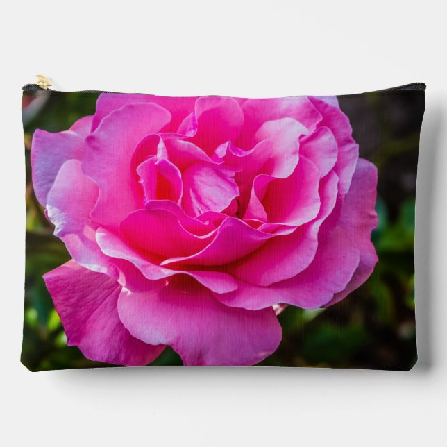 Delicate pink rose. accessory pouch (Front)