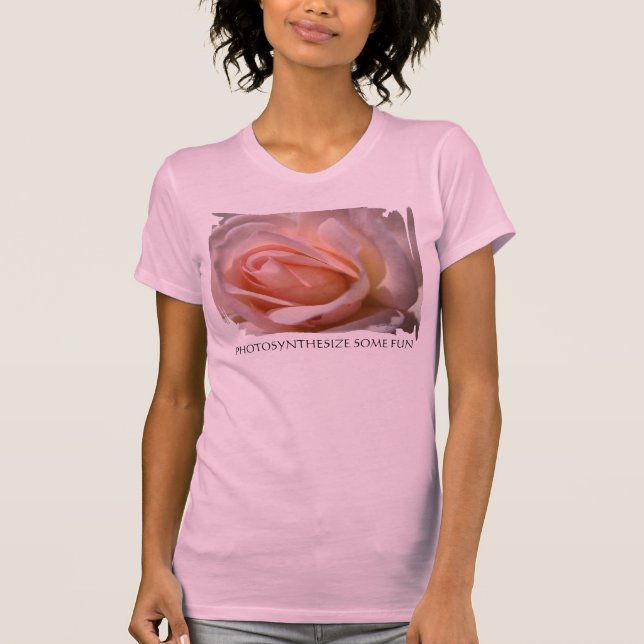 Delicate Pink Rose Bud Tee (Front)