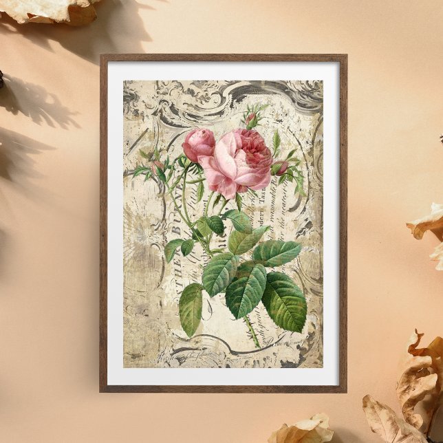 Delicate Pink Rose Decoupage Tissue Ppaer Paper (Creator Uploaded)