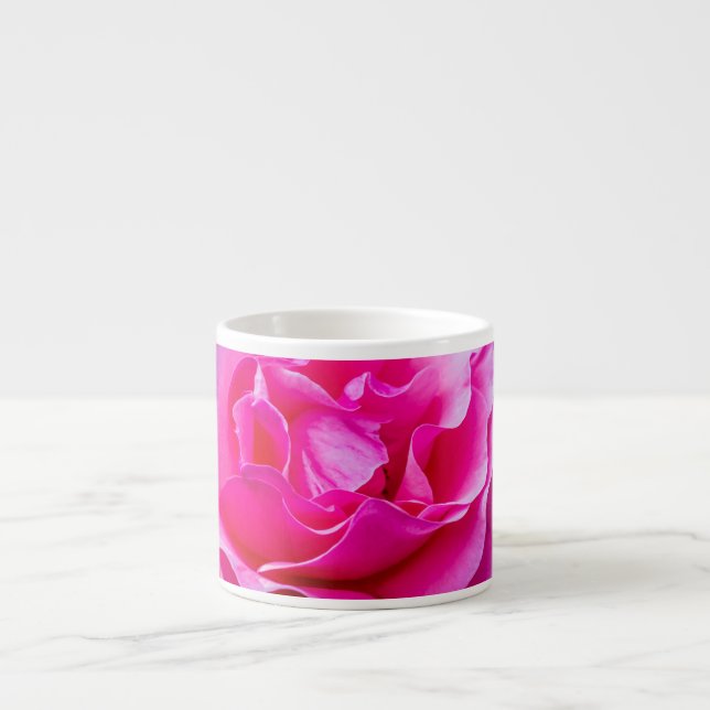 Delicate pink rose. espresso cup (Front)