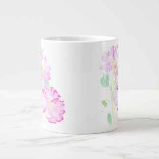 Delicate Pink Roses Jumbo Mug