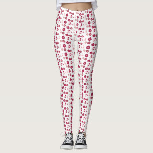 Delicate Print Floral Leggings