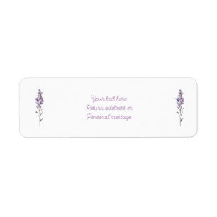 Delicate purple floral