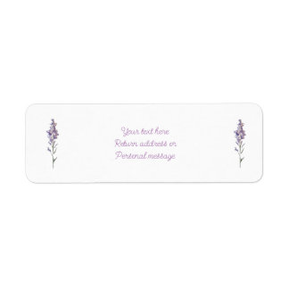 Delicate purple floral