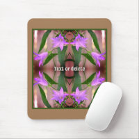 Delicate Purple Lily Flowers Abstract Personalised