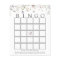 Delicate Purple Wildflower Baby Bingo Game Card
