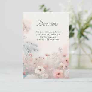 Delicate Queen Anne's Lace Enclosure card