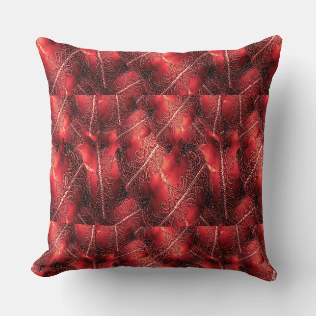 Delicate Red Cushion (Front)