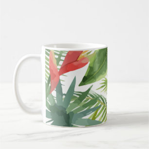 Delicate Rose Lines In The Rainforest Coffee Mug