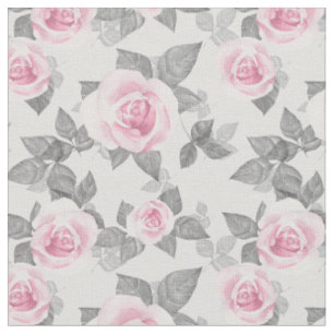 Delicate roses 1 fabric