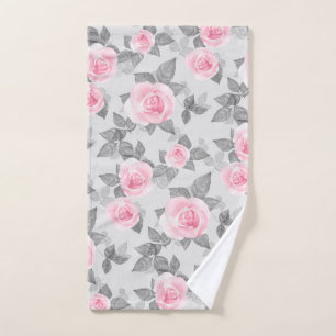 Delicate roses 1 hand towel
