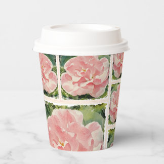 Delicate Roses of Pink - Paper Cups