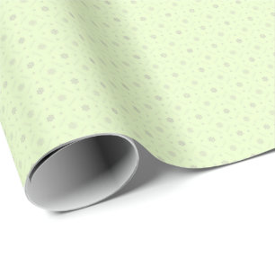 Delicate Sage Luxury Gift Wrap – Soft Floral Grace