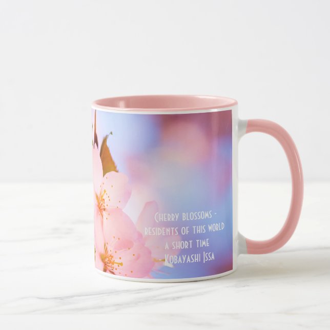 Delicate Sakura Flowers Mug (Right)
