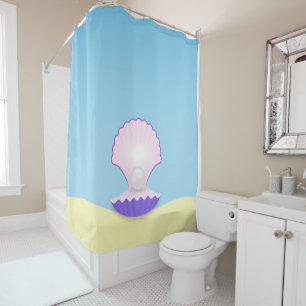 Delicate Seashell Shower Curtain