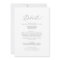 Delicate Silver Calligraphy All In One Wedding