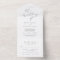 Delicate Silver Calligraphy Wedding