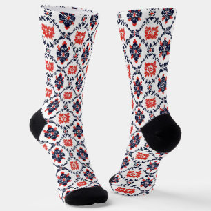 Delicate Slavic Pattern Socks