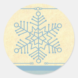 Delicate Snowflake Christmas Stickers